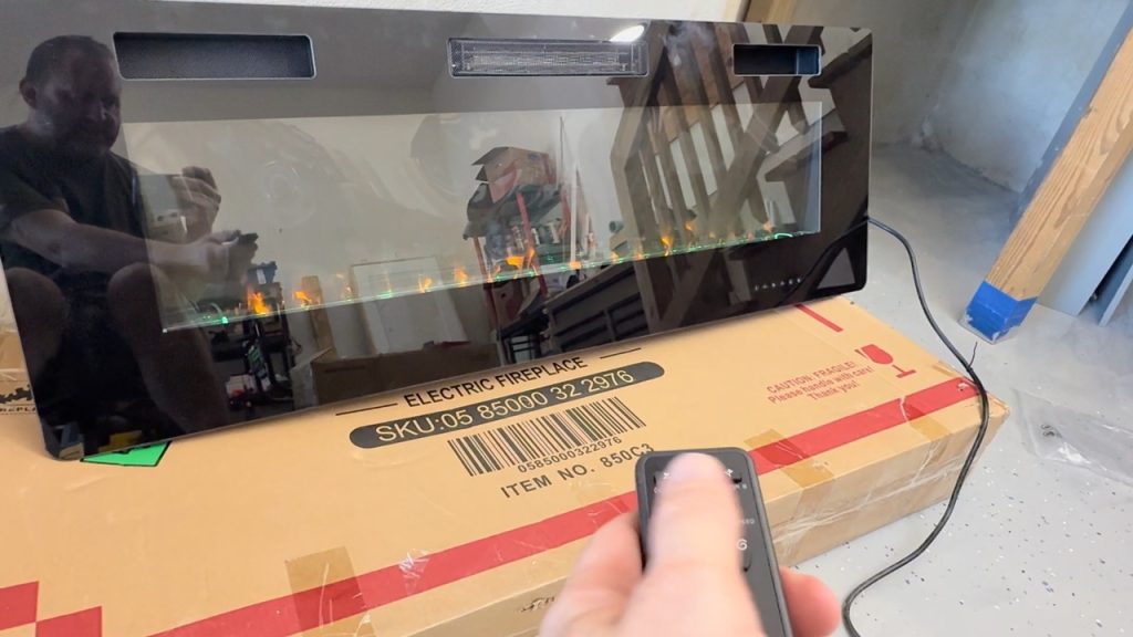 R.W.FLAME 50-Inch Electric Fireplace: A Pre-Installation Demo