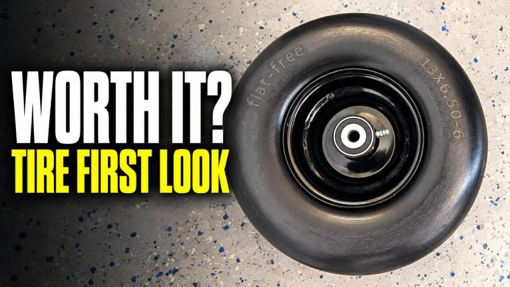 RONPOW 13x6.50-6 Flat-Free Mower Tires: A Hands-On First Look