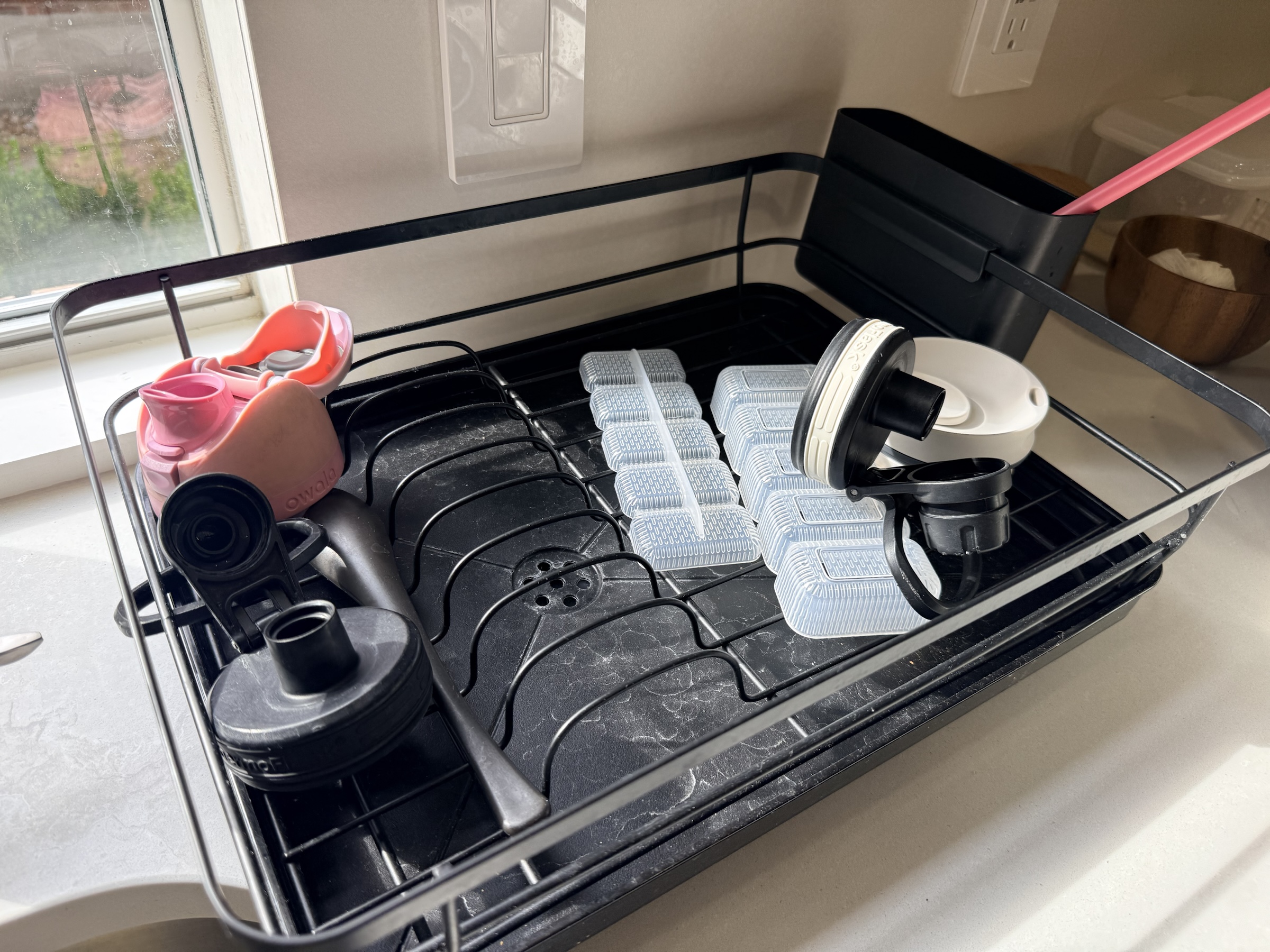 Black Dish Drying Rack