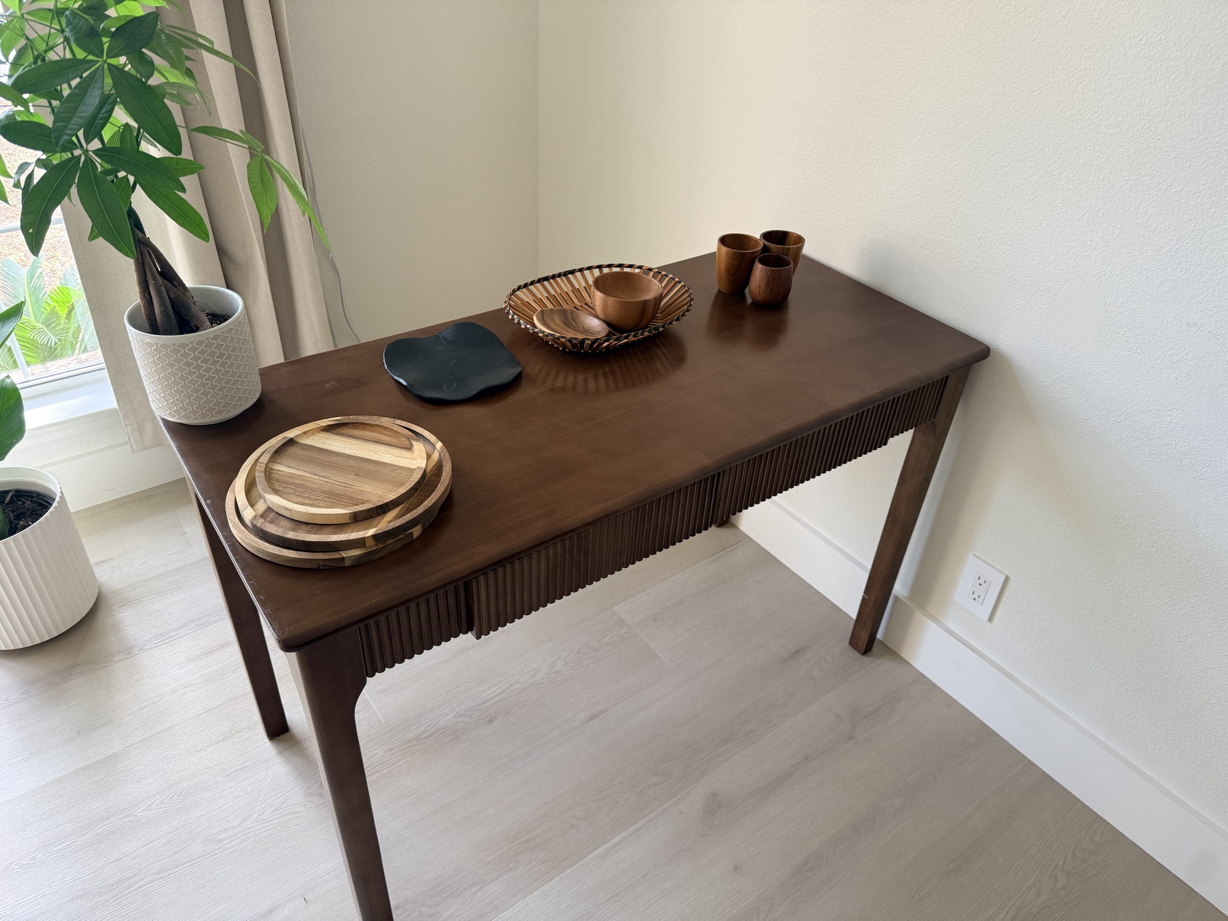 Walnut Wood Desk
