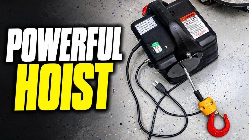 NEWTRY electric hoist review: yard work and remodel demo