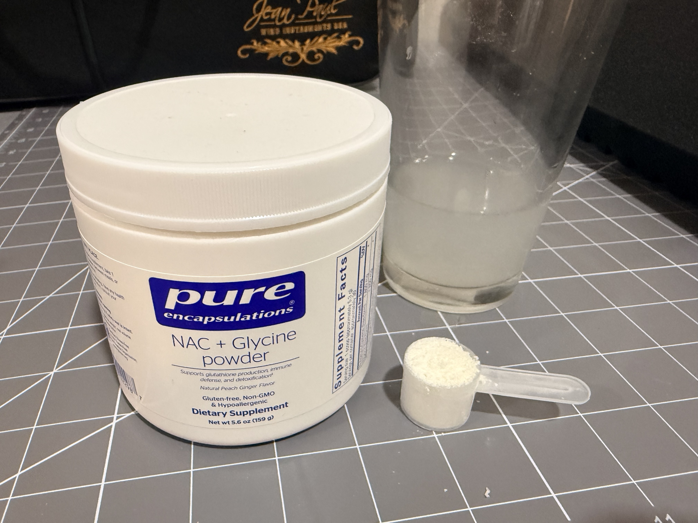 Bottle of NAC GLYCINE combo from Pure Encapsulations
