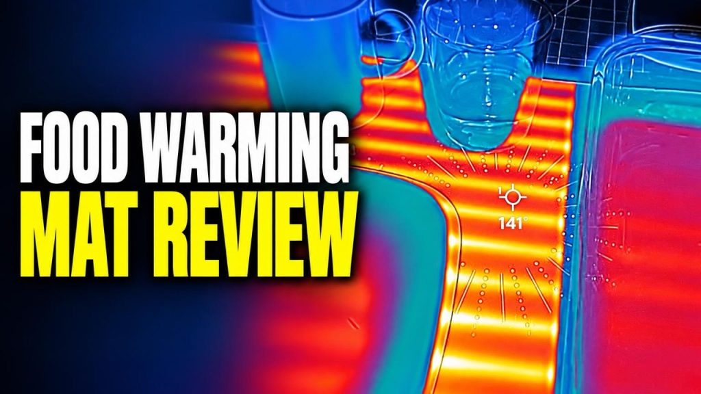 TASVIN Food Warming Mat Review: Controls and FLIR Heat Test