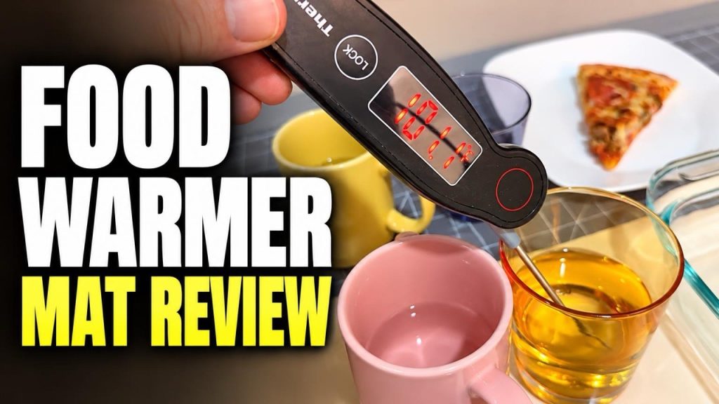 LNNIW Food Warming Mat Review: Controls, Heat Readings, and a Pizza Test